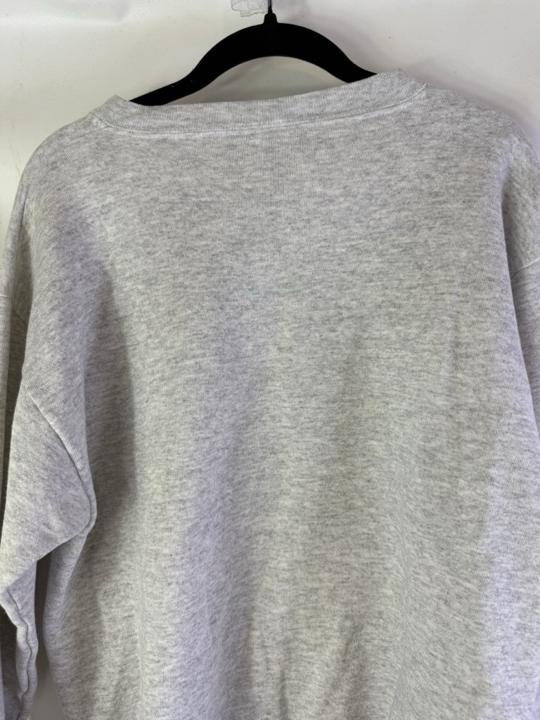 Vintage 90s Ohio State Football Crewneck Sweatshirt Gray Usa — image 7 of 7